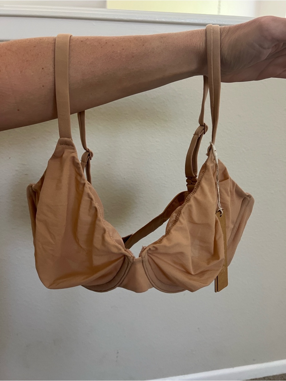 SKIMS Unlined Nude Bra